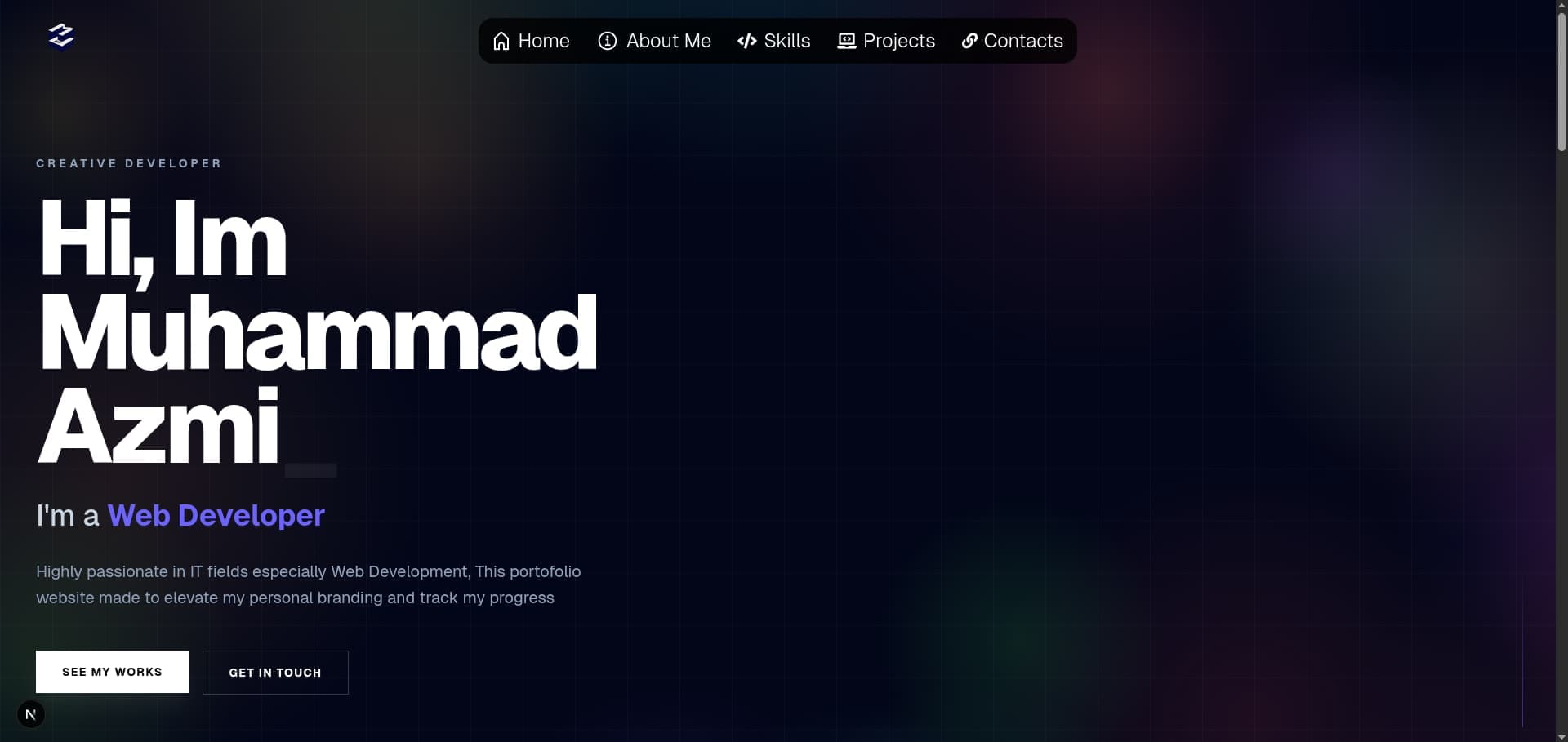 Portfolio Website project preview
